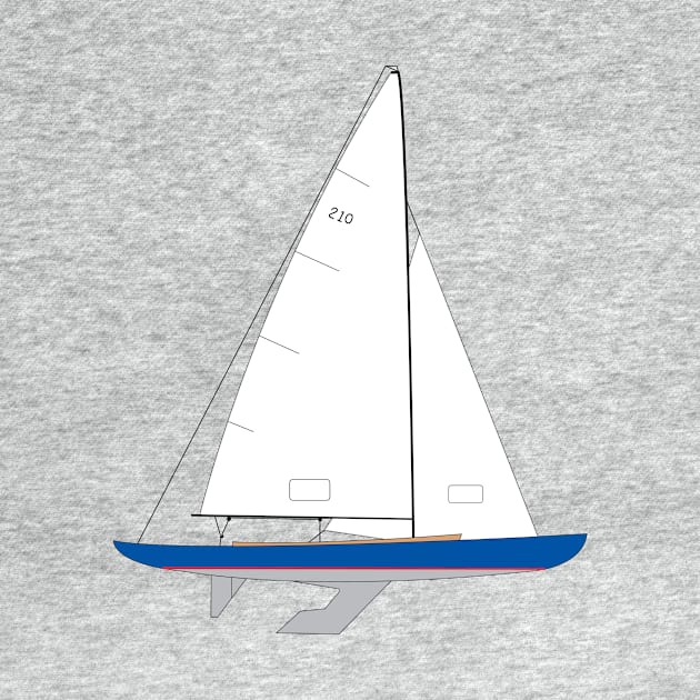 International 210 Sailboat by CHBB